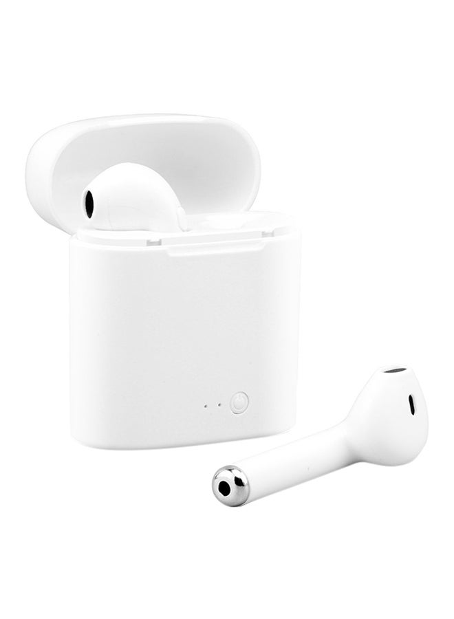 Bluetooth In-Ear Earphones With Charging Box White
