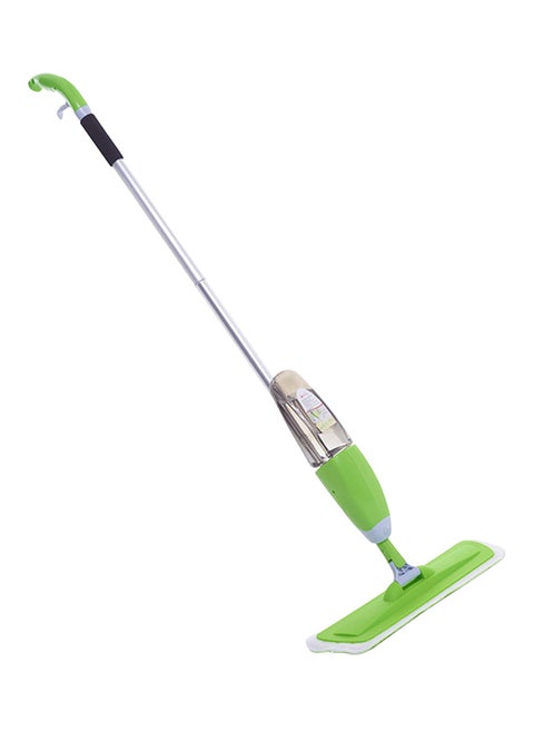 Cleaning Spray Mop With Mop Pad Green/White/Silver