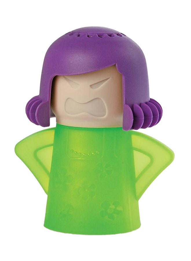 Multifunctional Angry Mama Microwave Cleaner Purple/Beige/Green 