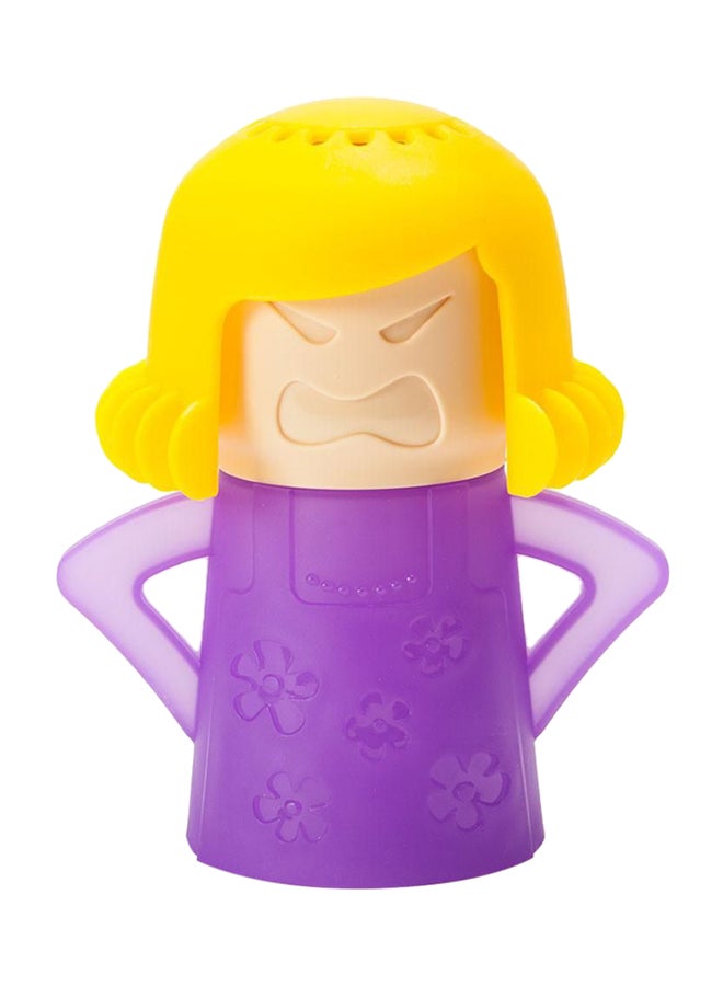 Angry Mama Microwave Cleaner Purple/Beige/Yellow 3x4.5x5.5inch