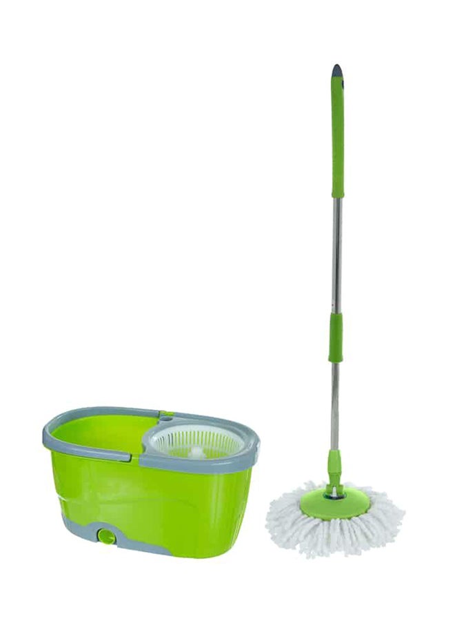 روز ممسحة دوارة 360 درجة مع دلو أخضر/رمادي/أبيض