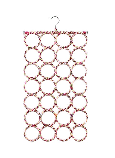 28 Slot Scarf Organiser Multicolour, Assorted Multicolour 30x25x5cm