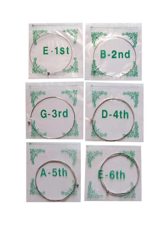 Generic - 6-Piece Deviser Electric Guitar String Set - Image 1