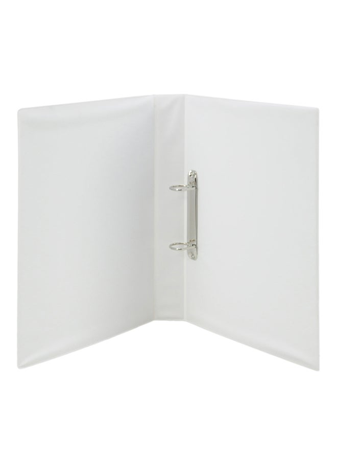 Psi - Presentation Ring Binder File Folder White/Silver - Image 1