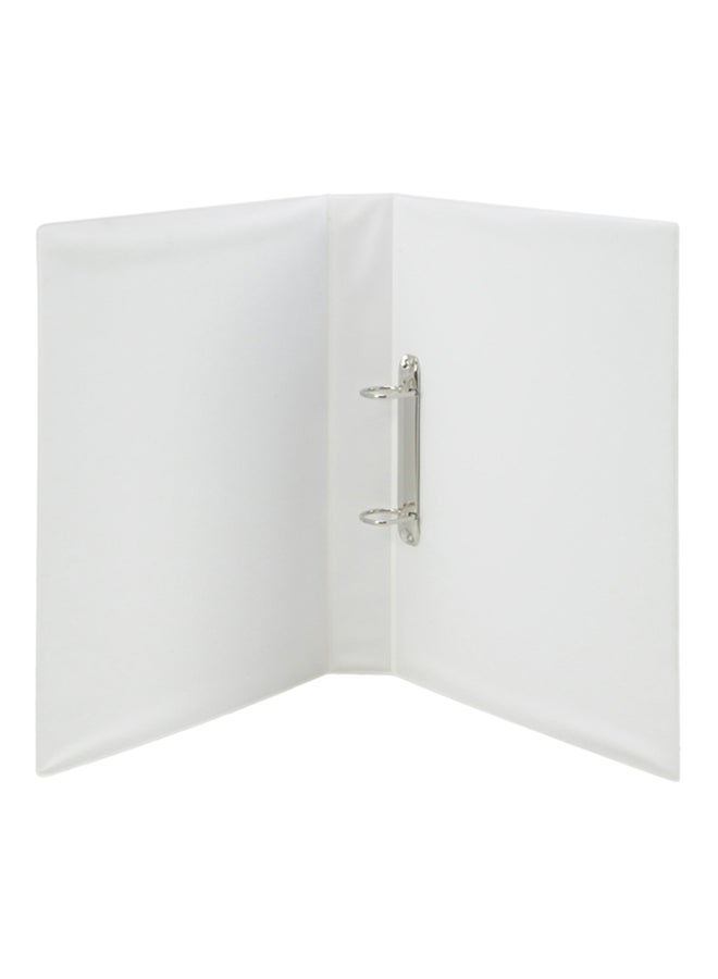 Psi Presentation Ring Binder White/Silver 