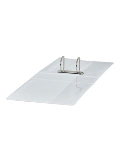 Psi Presentation Ring Binder White/Silver 