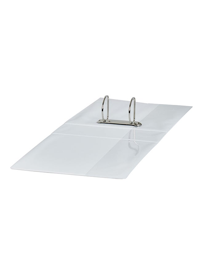Psi Presentation Ring Binder White/Silver 
