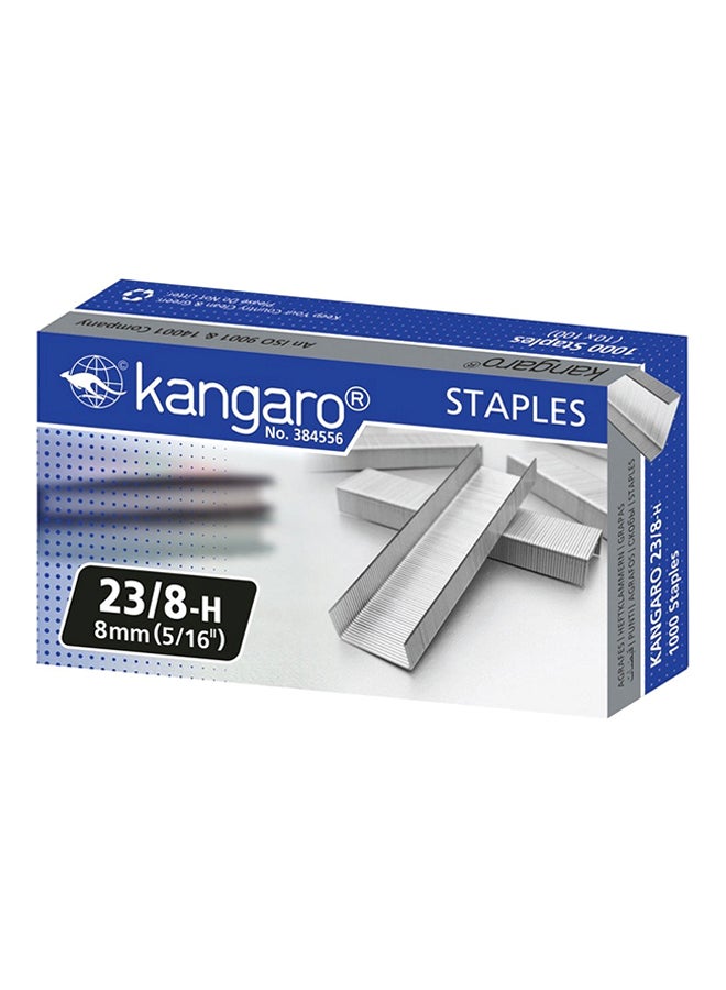 Heavy Duty Staple Pins Silver
