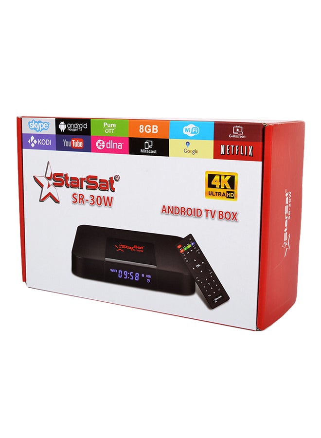 Ultra HD First Android TV Box Black