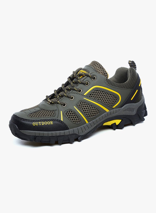 Outdoor Lightweight Breathable Comfort Shoes Green/Black - Image 2