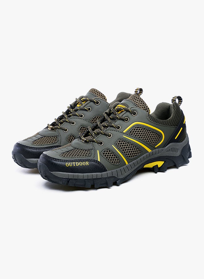 Outdoor Lightweight Breathable Comfort Shoes Green/Black - Image 3