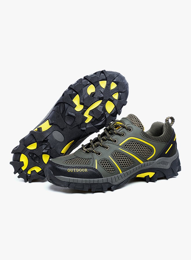 Outdoor Lightweight Breathable Comfort Shoes Green/Black - Image 4