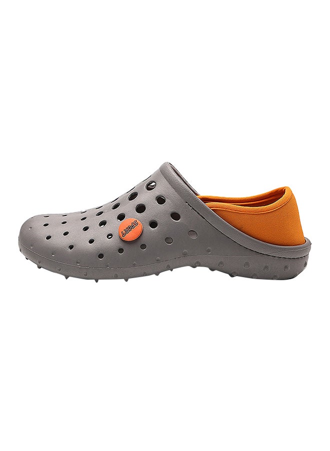 Ultra Light Perforated Beach Sandals Grey/Yellow  - Image 1