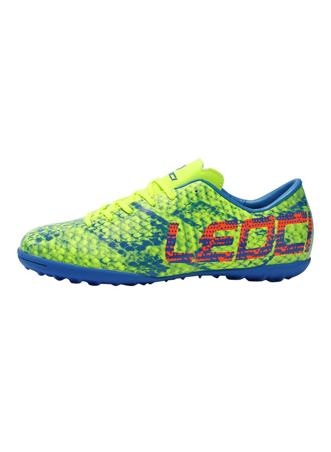 Anti-Skid And Resistant Soccer Trainers Green/Blue  - Image 1