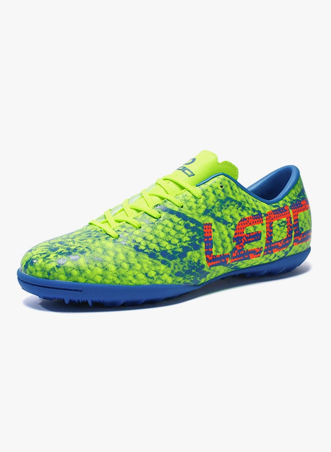 Anti-Skid And Resistant Soccer Trainers Green/Blue  - Image 2