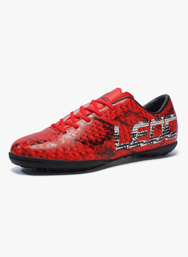 Generic Anti-Skid And Resistant Soccer Trainers Red/Black  - Image 2