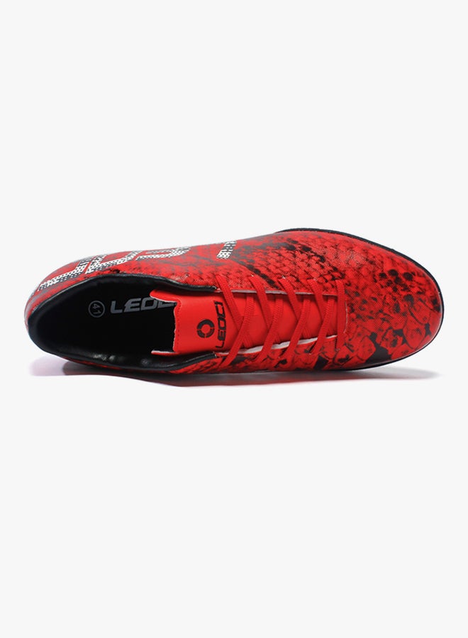 Generic Anti-Skid And Resistant Soccer Trainers Red/Black  - Image 3