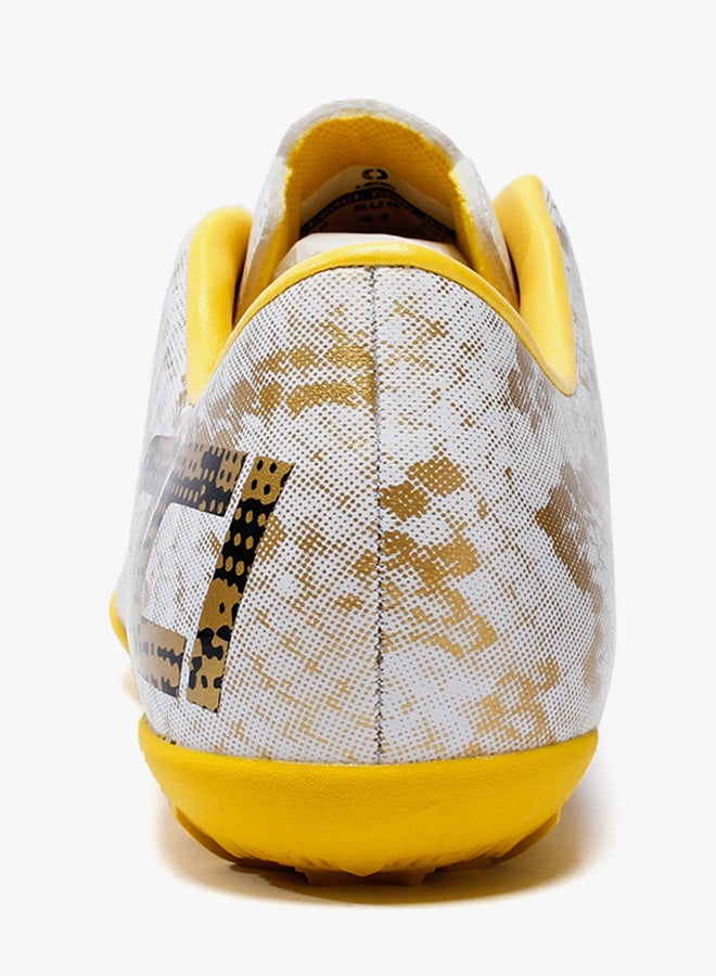Anti-Skid And Resistant Soccer Trainers White/Yellow  - Image 4