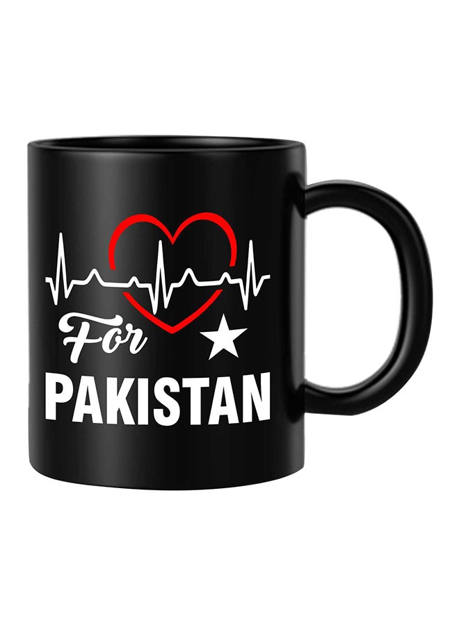 Fm Styles Heart Beats For Pakistan Mug White/Black - Image 1
