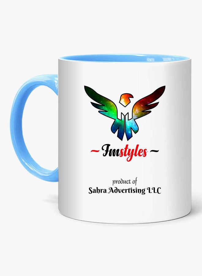 إف إم ستايلز قدح قهوة- إكسو من كوكب إكسو أبيض/أزرق/بنفسجي - Image 2