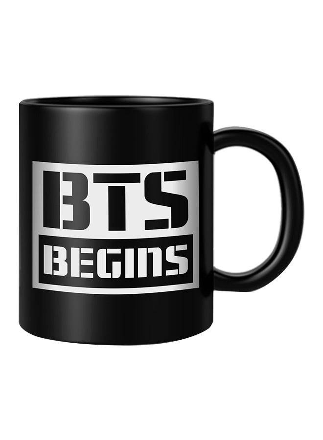 Fm Styles BTS Begins Quality Mug White/Black 10centimeter - Image 1