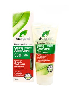 dr.organic Aloe Vera Gel With Tea Tree Oil And Arnica 200ml 