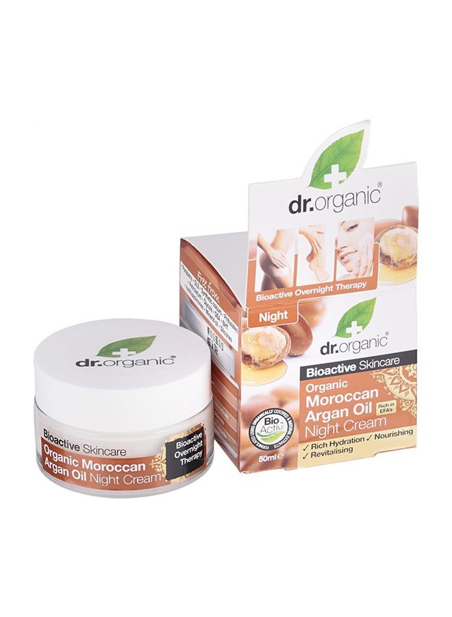 دكتور أورجانيك كريم ليلي بزيت الأرغان المغربي 50ملليلتر - Image 2