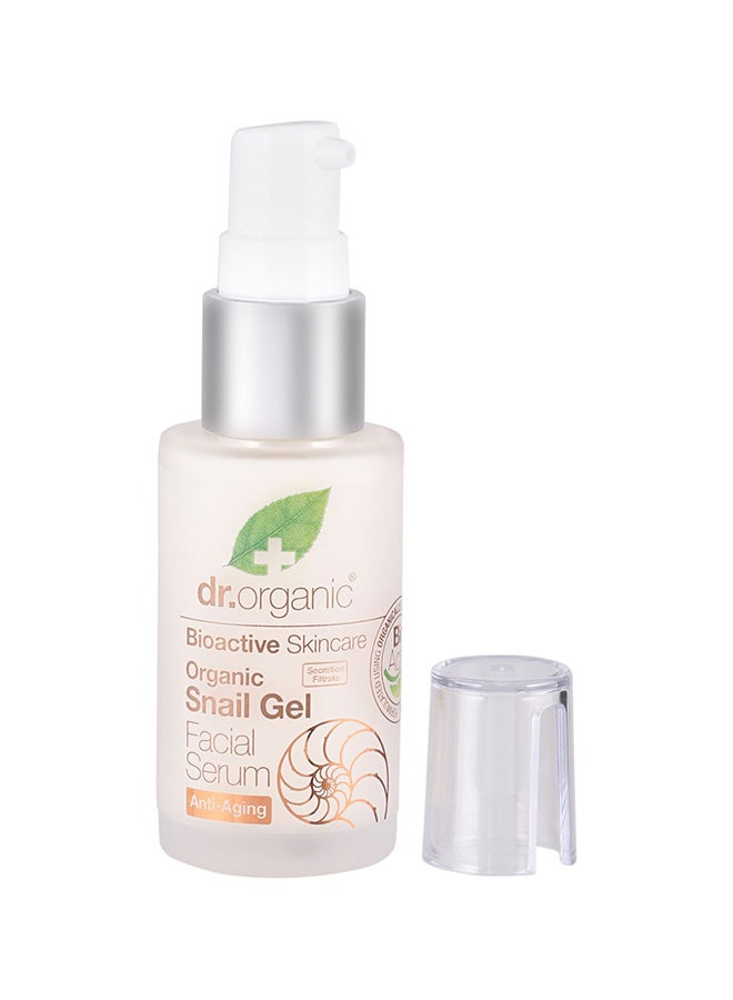 dr.organic Bioactive Skincare Snail Gel Facial Serum 30ml  - Image 1