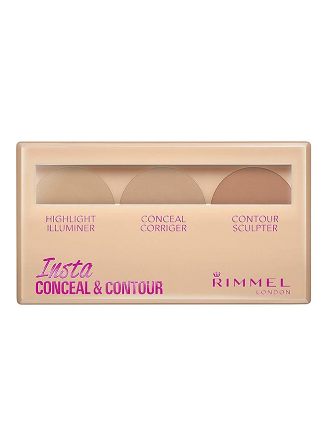 RIMMEL LONDON - Insta Conceal And Contour Palette 010 Light - Image 1