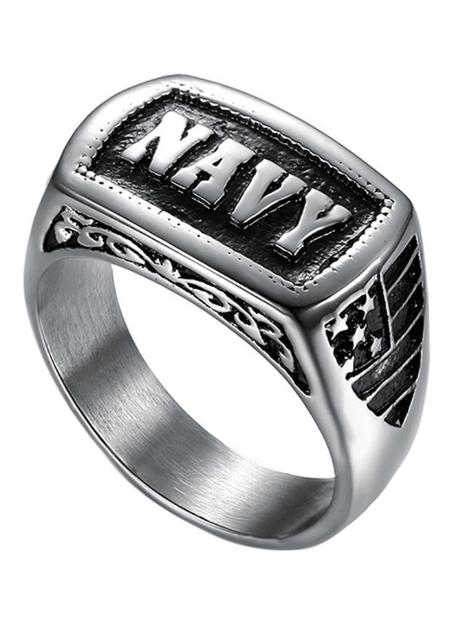 ROMAD - Titanium Signet Ring - Image 1
