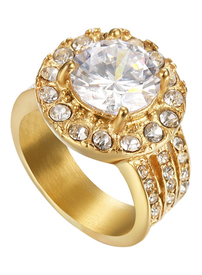 روماد خاتم مناسبات من التيتانيوم ومزين بالأحجار