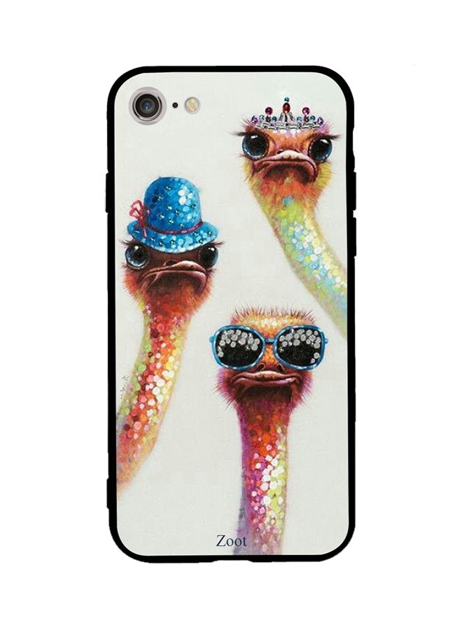 Zoot Thermoplastic Polyurethane Protective Case Cover For Apple iPhone 8 Ostrich Princess