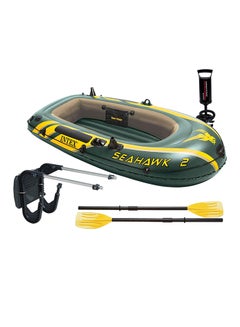 INTEX Seahawk 2 Inflatable Boat Set 236 x 114 x 41cm 