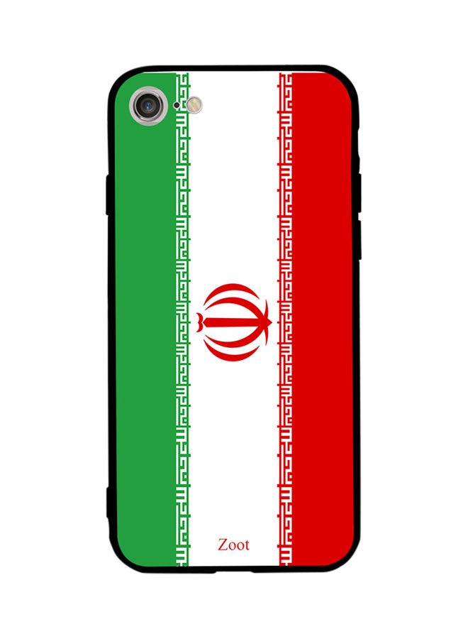 Thermoplastic Polyurethane Skin Case Cover -for Apple iPhone 7 Iran Flag Iran Flag