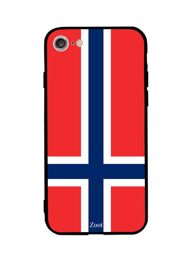 Thermoplastic Polyurethane Skin Case Cover -for Apple iPhone 7 Norway Flag Norway Flag