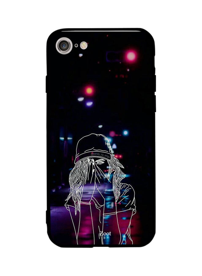 Zoot Thermoplastic Polyurethane Skin Case Cover -for Apple iPhone 7 Doodle Cap Girl Doodle Cap Girl