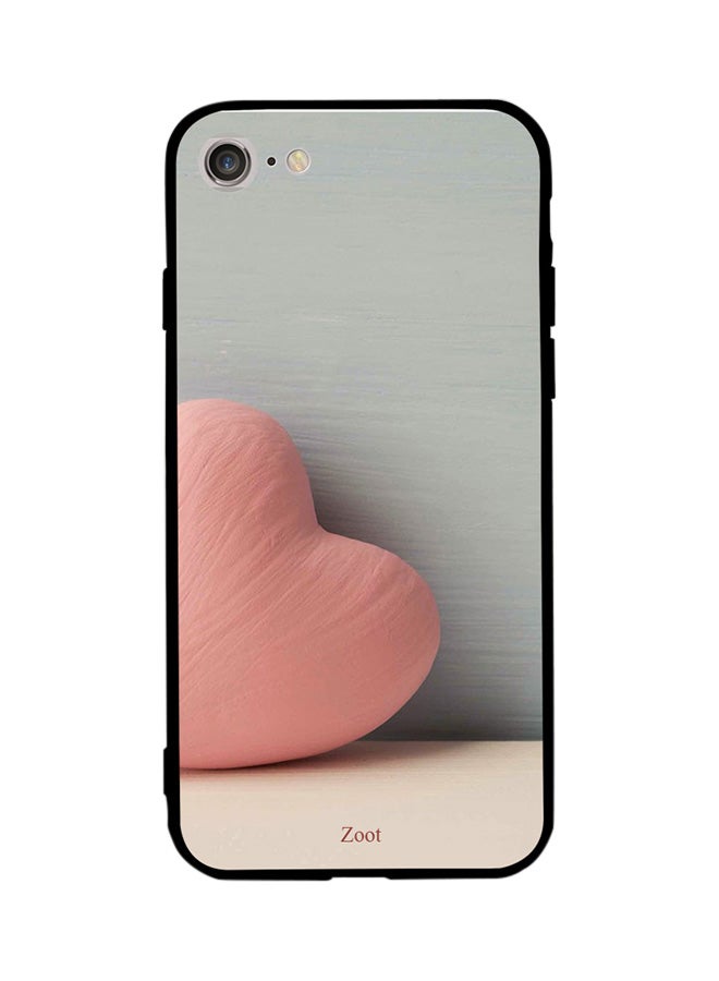 Zoot Thermoplastic Polyurethane Skin Case Cover -for Apple iPhone 7 Peach Heart Peach Heart