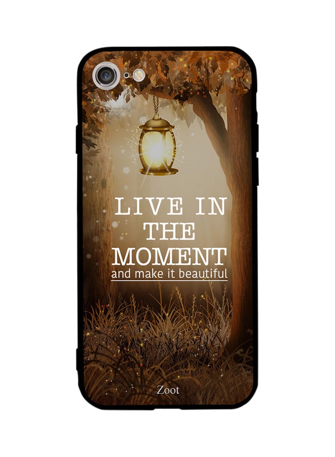 Zoot Thermoplastic Polyurethane Skin Case Cover -for Apple iPhone 7 Live In The Moment Live In The Moment