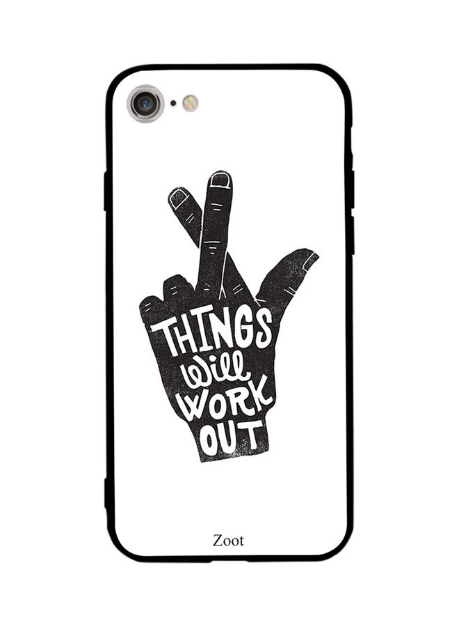 Zoot Thermoplastic Polyurethane Skin Case Cover -for Apple iPhone 7 Things Will Work Out Things Will Work Out