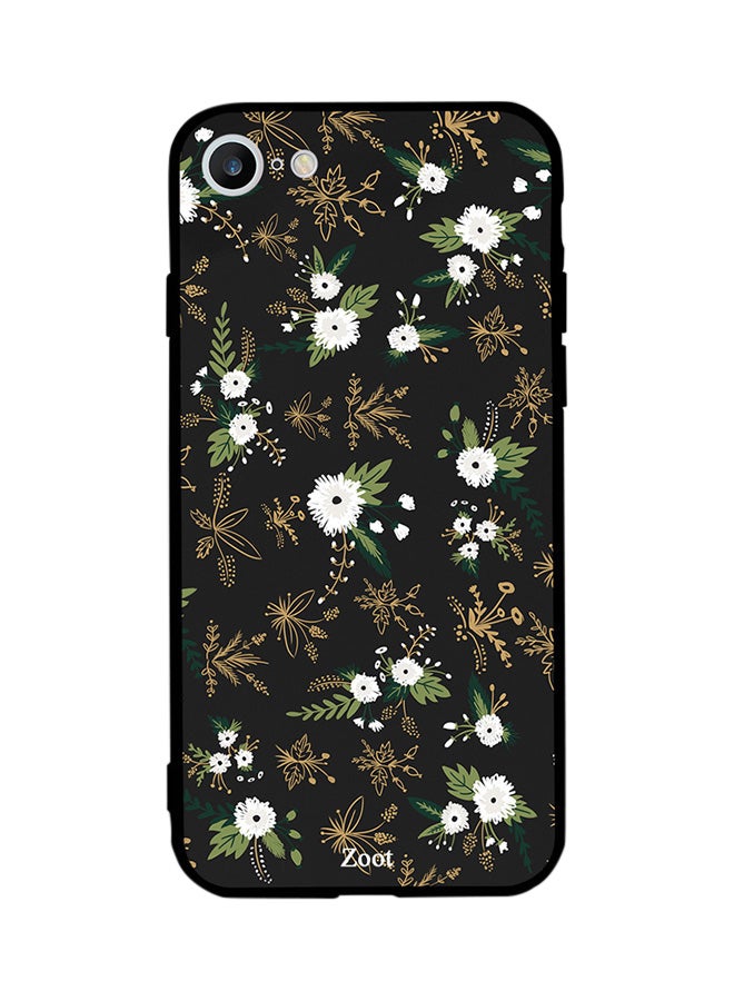 Zoot Thermoplastic Polyurethane Skin Case Cover -for Apple iPhone 6s Black White Flowers Black White Flowers