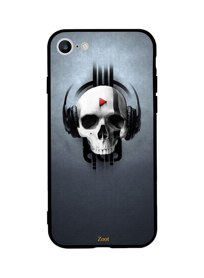 زوت Thermoplastic Polyurethane Skin Case Cover -for Apple iPhone 6s Music Skull Music Skull