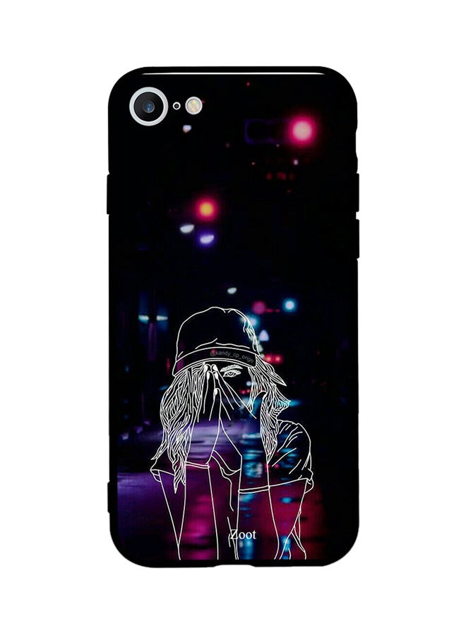 Zoot Thermoplastic Polyurethane Protective Case Cover For Apple iPhone 6 Doodle Cap Girl