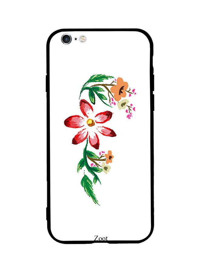 Zoot Thermoplastic Polyurethane Skin Case Cover -for Apple iPhone 6s Plus Floral Green Red Floral Green Red