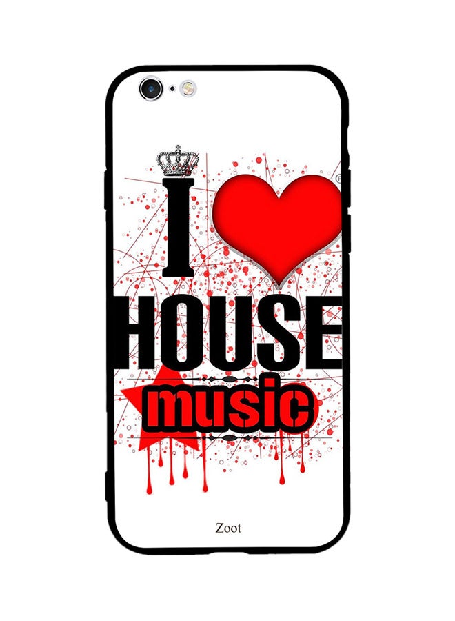Thermoplastic Polyurethane Skin Case Cover -for Apple iPhone 6s Plus I Love House Music I Love House Music