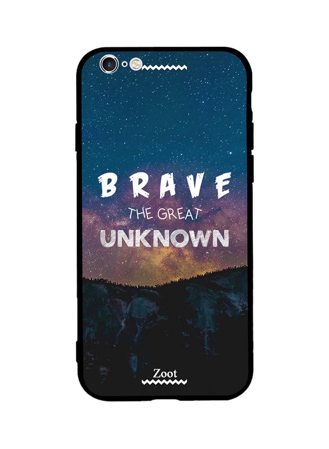 Zoot Thermoplastic Polyurethane Skin Case Cover -for Apple iPhone 6s Plus Brave The Great Unknown Brave The Great Unknown