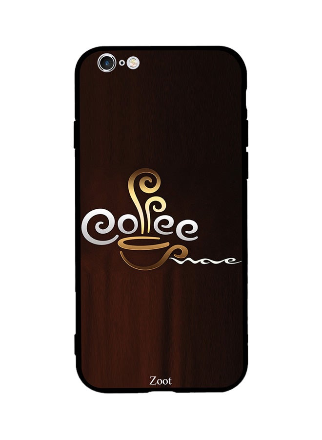 Zoot Thermoplastic Polyurethane Skin Case Cover For Apple iPhone 6s Plus Coffee
