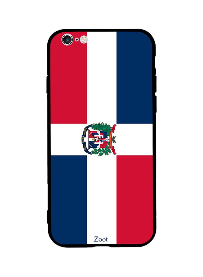 Zoot Thermoplastic Polyurethane Protective Case Cover For Apple iPhone 6 Plus Dominica Republic Flag