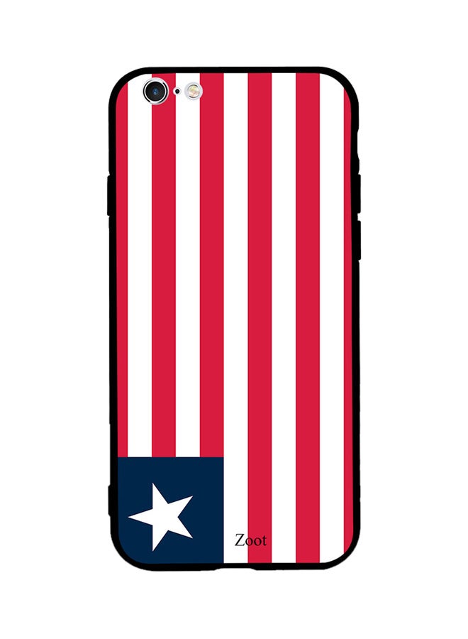 Zoot Thermoplastic Polyurethane Protective Case Cover For Apple iPhone 6 Plus Liberian Flag
