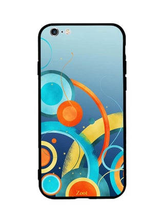 Thermoplastic Polyurethane Protective Case Cover For Apple iPhone 6 Plus Colorful Circles - v1531845394/N15791327A_1