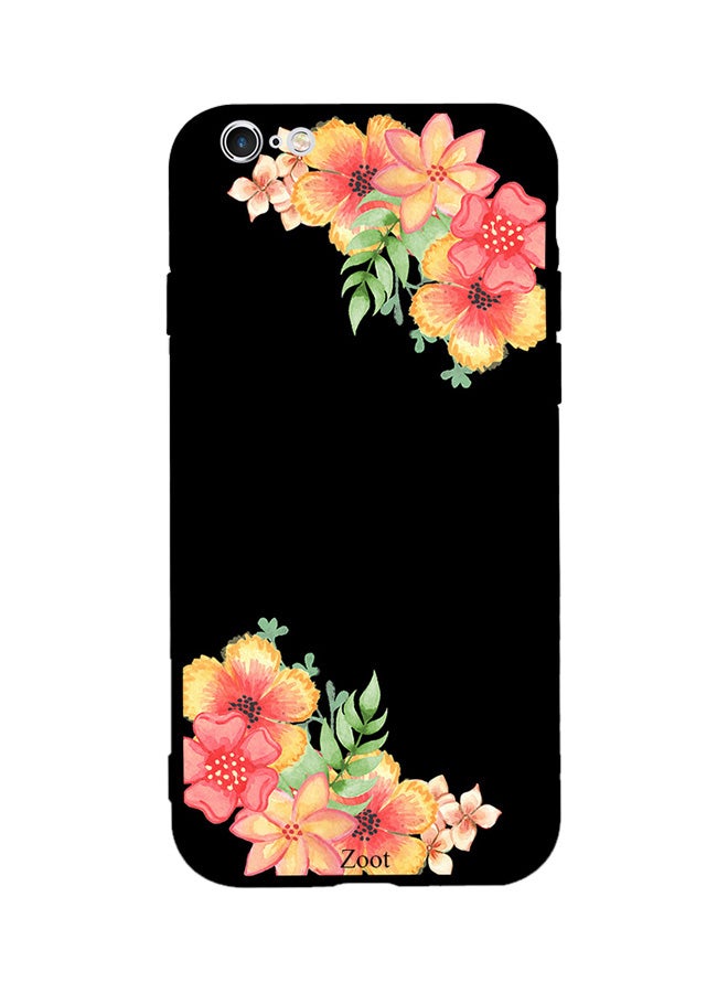 Zoot - Thermoplastic Polyurethane Protective Case Cover For Apple iPhone 6 Plus Flowers Yellow Red - Image 1